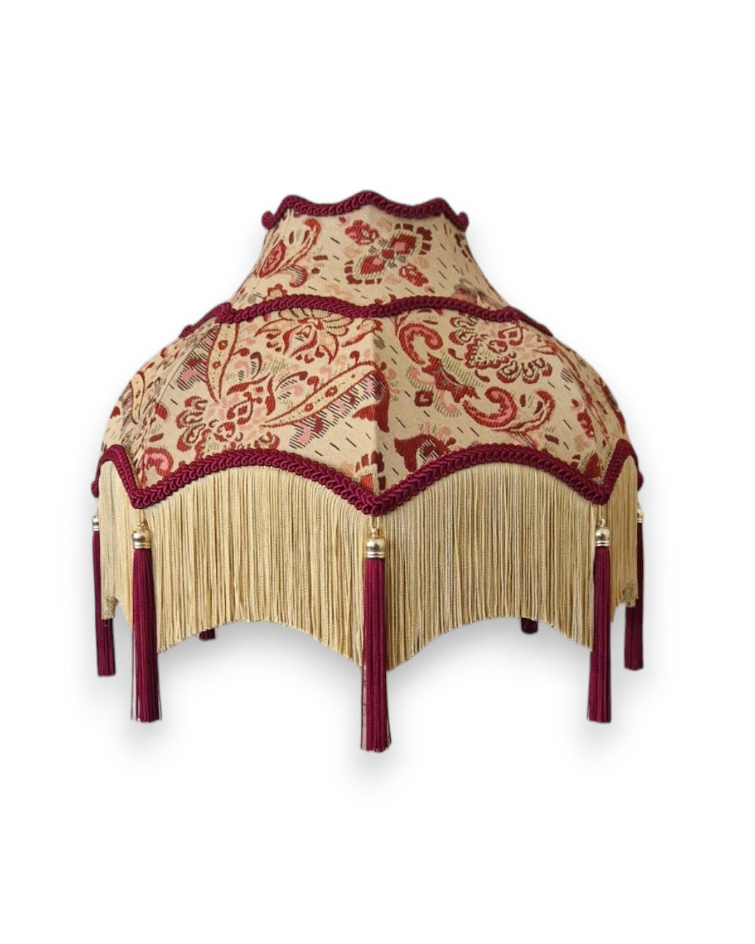 Red & Gold Maia Lampshade