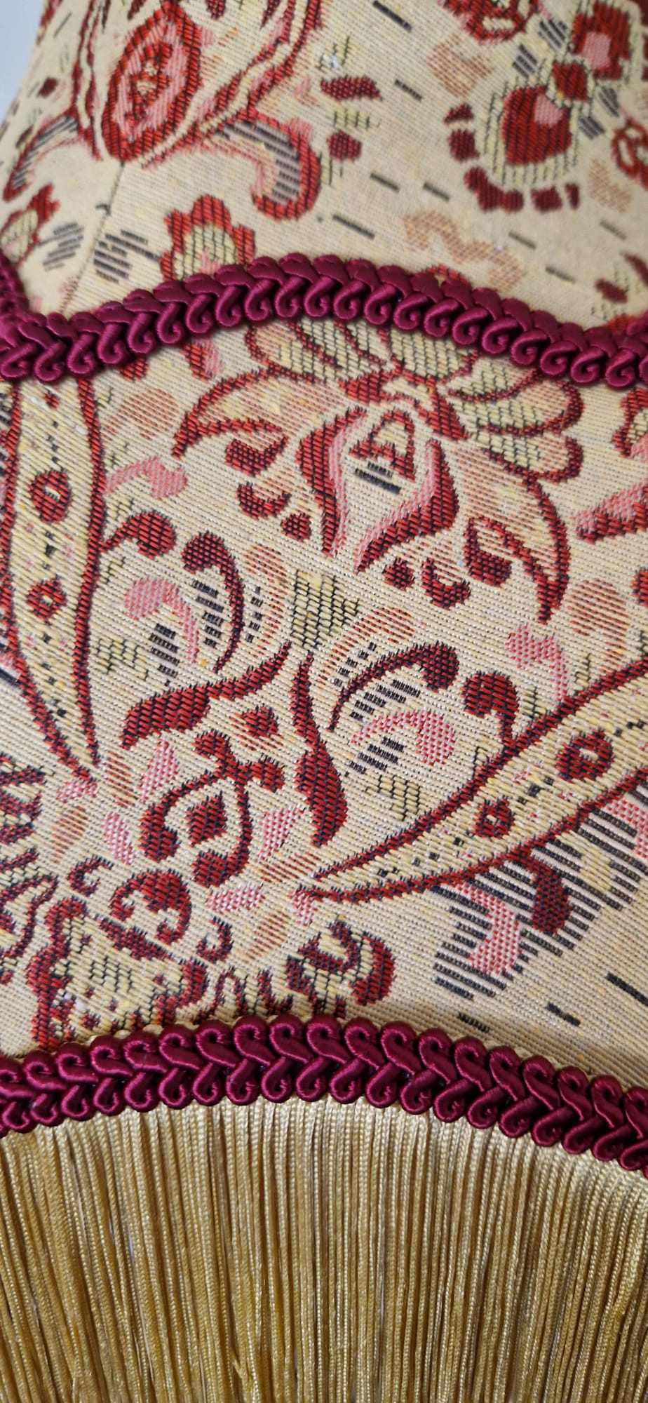 Red & Gold Maia Lampshade